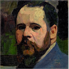 ARTHUR SEGAL SELF - PORTRAIT - Signed and dated in the lower right "A.Segal 1908".Exhibition Berliner Seccession 1909