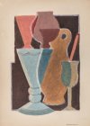NATURE MORTE AU VERRES - Signed and dated lower right 'H.N. Paris 14.11.33'
